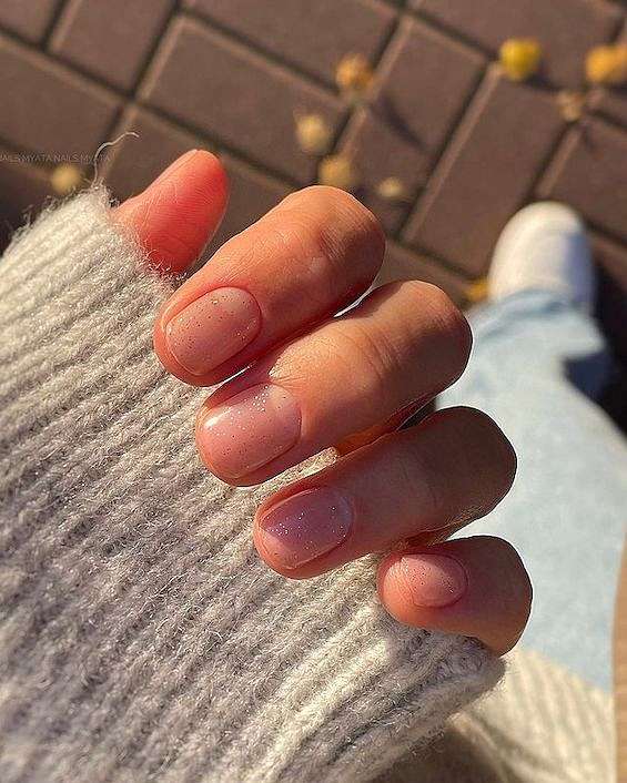 25  Gorgeous nude nail design ideas 2024 фото №6