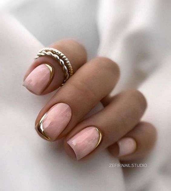 25  Gorgeous nude nail design ideas 2024 фото №11