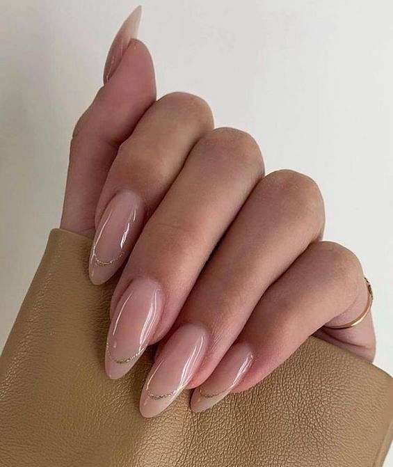 25  Gorgeous nude nail design ideas 2023 фото №19