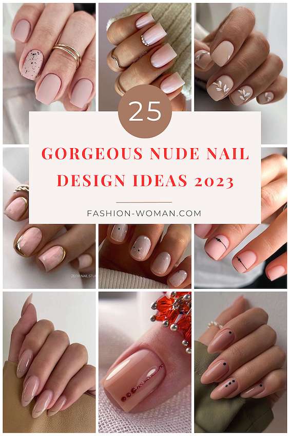 25  Gorgeous nude nail design ideas 2023 фото №25