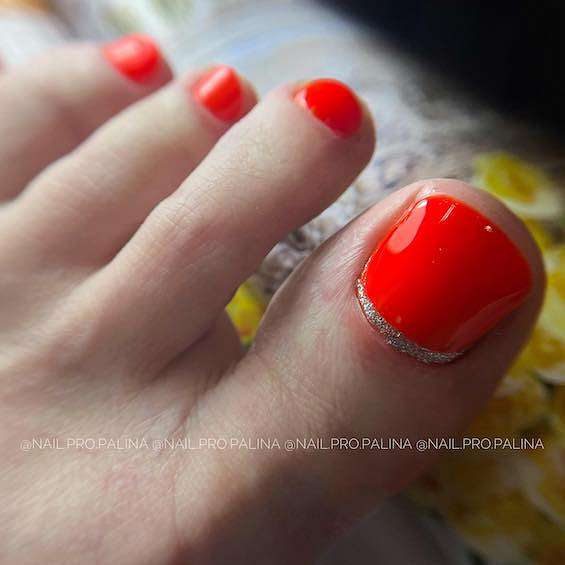 30  Amazing Red Toe Nail Ideas You Need to Try фото №32