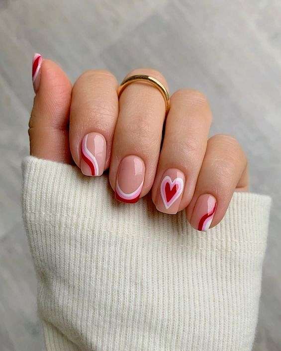 30  Cute Nail Designs Perfect for Valentine’s Day фото №19