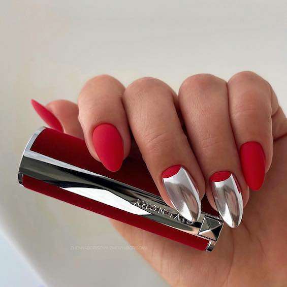 45  Red Nail Designs for a Chic and Trendy Look фото №13