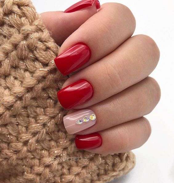 45 Red Nail Designs for a Chic and Trendy Look фото №30