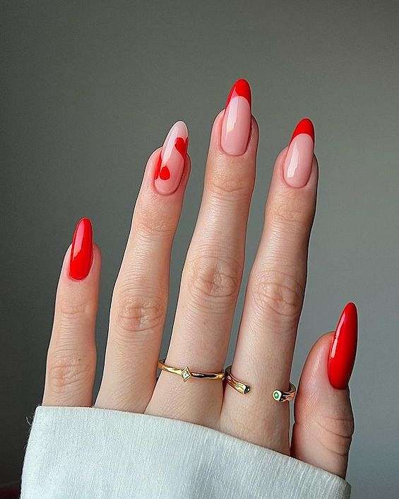 45 Red Nail Designs for a Chic and Trendy Look фото №39