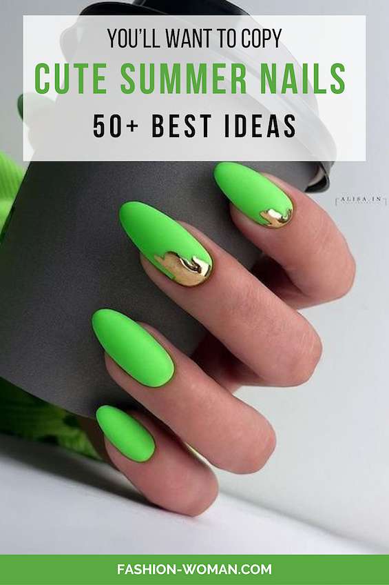 50 of the Best Summer Nail Design Ideas 2024 фото №53
