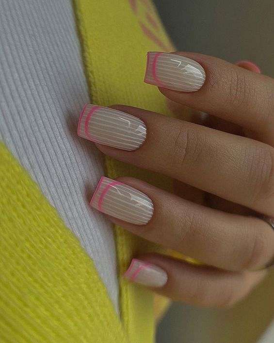 60  French Manicure Ideas for 2024 фото №22
