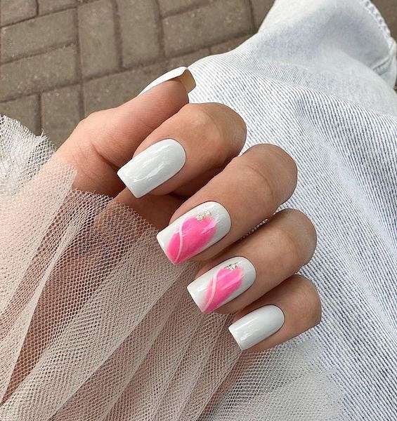 70  White Nail Ideas You Need to Try in 2024 фото №39