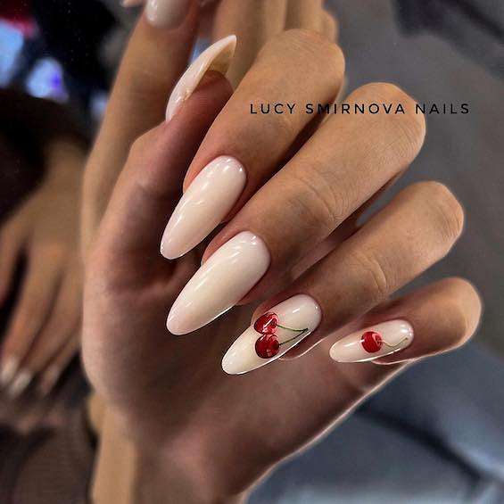 70  White Nail Ideas You Need to Try in 2024 фото №68