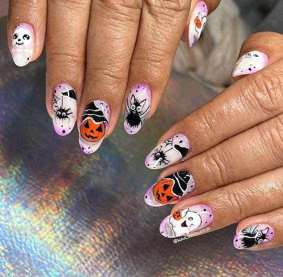 65 Best Halloween Nail Art Ideas for 2023 фото №48