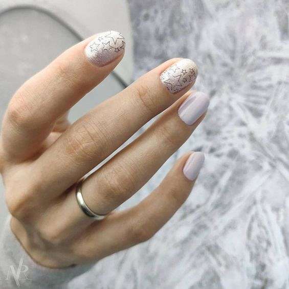 Роскошный дизайн ногтей гель-лаком 2024 фото №43