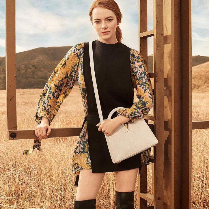 Эмма Стоун в рекламе Louis Vuitton 2018 фото №5