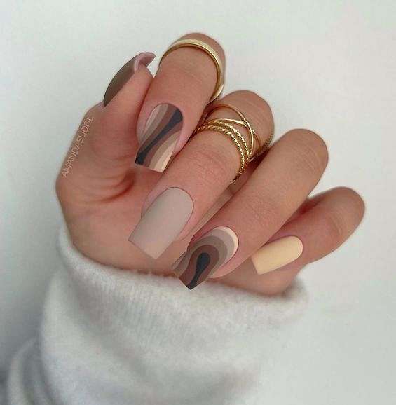 60 Cute Fall Nails to Inspire You in 2023 фото №8