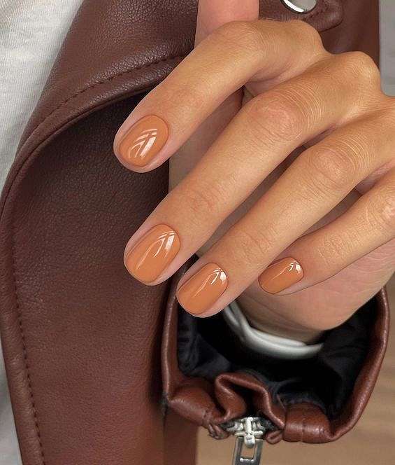 60 Cute Fall Nails to Inspire You in 2023 фото №10