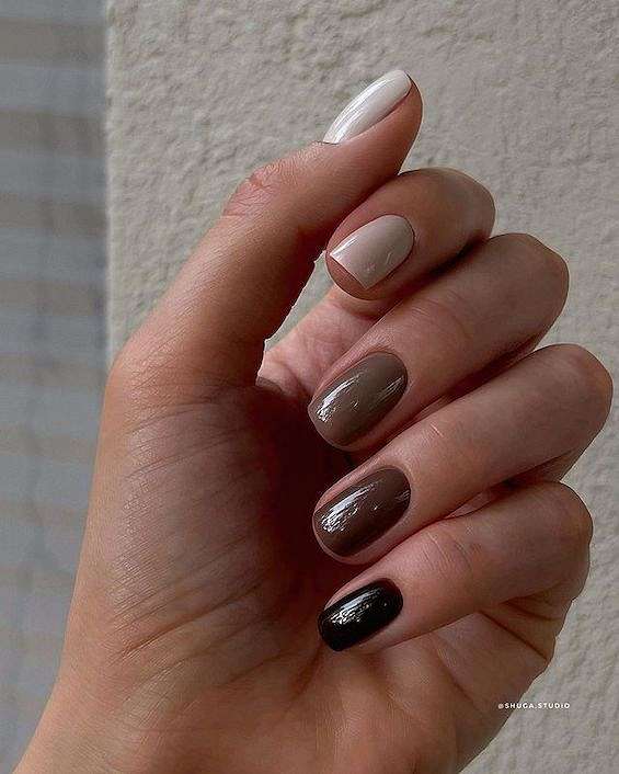 60 Cute Fall Nails to Inspire You in 2024 фото №1