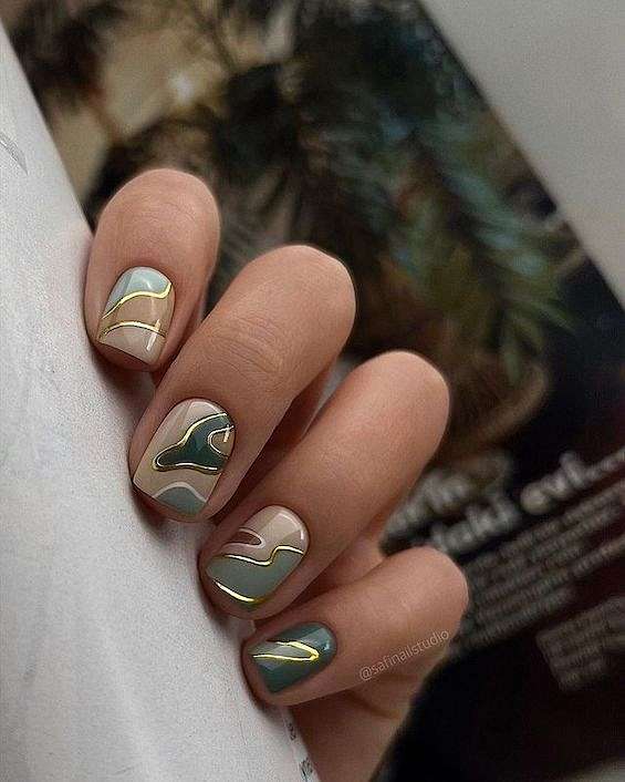 60 Cute Fall Nails to Inspire You in 2023 фото №17