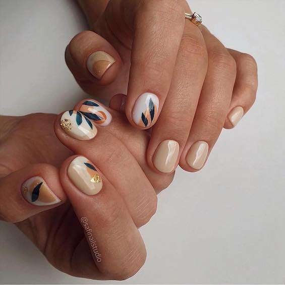 60 Cute Fall Nails to Inspire You in 2023 фото №21