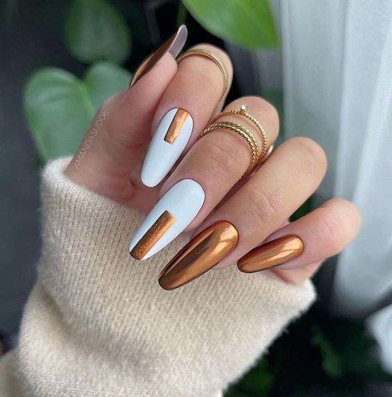 60 Cute Fall Nails to Inspire You in 2023 фото №29