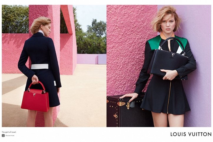 Леа Сейду в рекламе Louis Vuitton Spirit of Travel фото №6