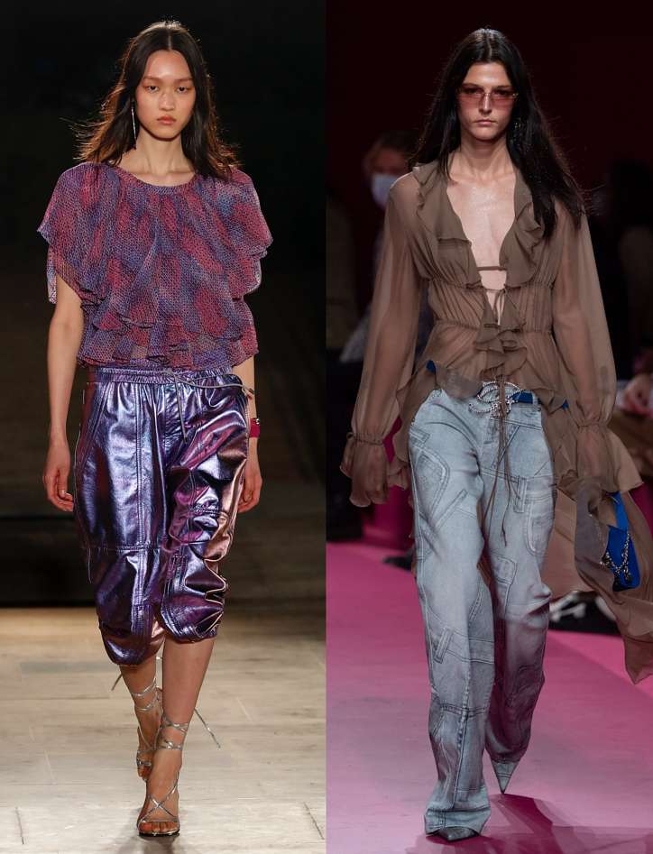Модные женские блузки весна-лето 2023: тенденции и фасоны фото №8