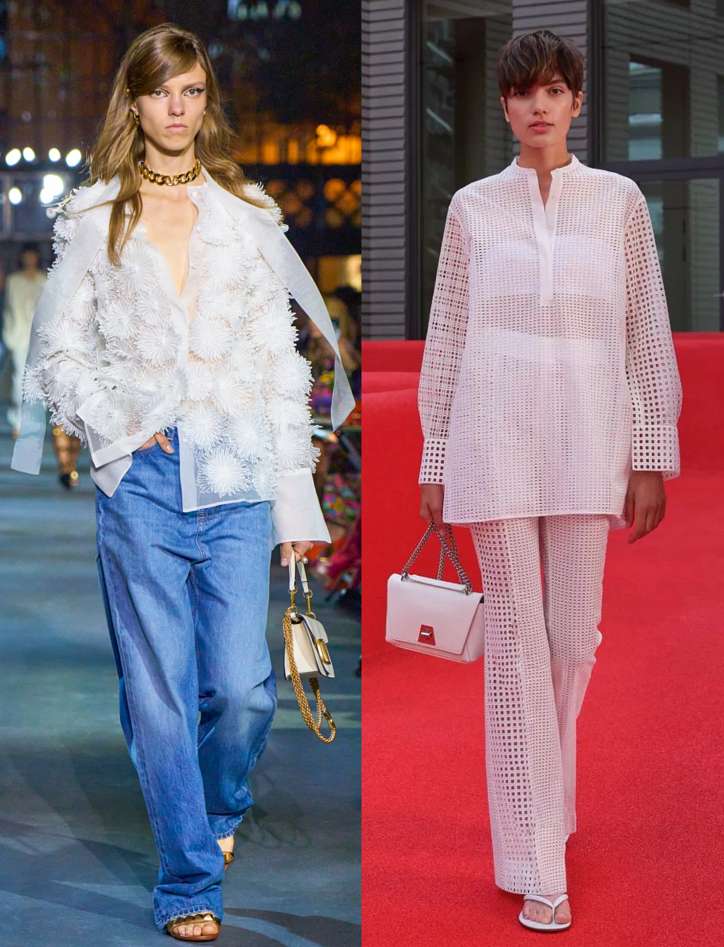Модные женские блузки весна-лето 2023: тенденции и фасоны фото №17