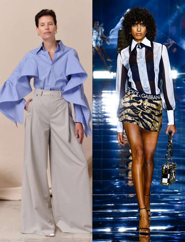 Модные женские блузки весна-лето 2023: тенденции и фасоны фото №18