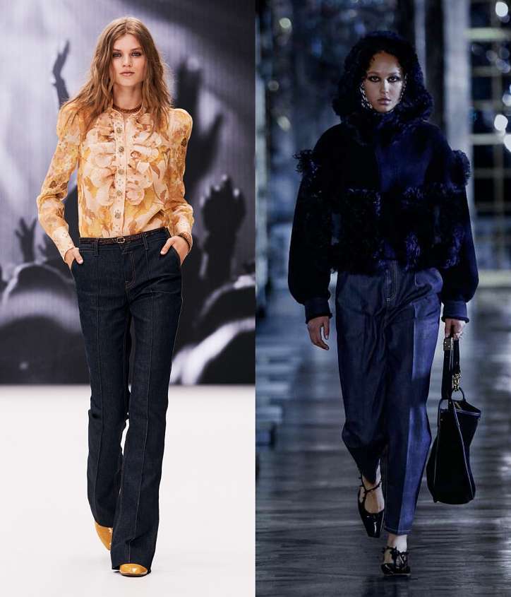 Модные женские джинсы осень-зима 2022-2023 фото №1