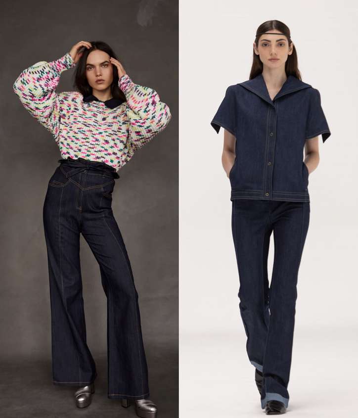 Модные женские джинсы осень-зима 2022-2023 фото №2