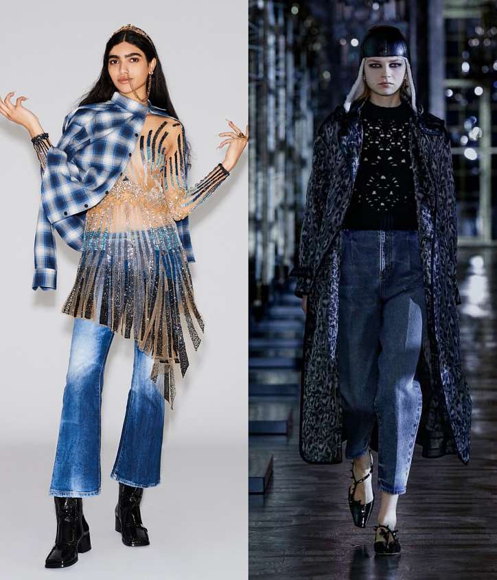 Модные женские джинсы осень-зима 2022-2023 фото №11