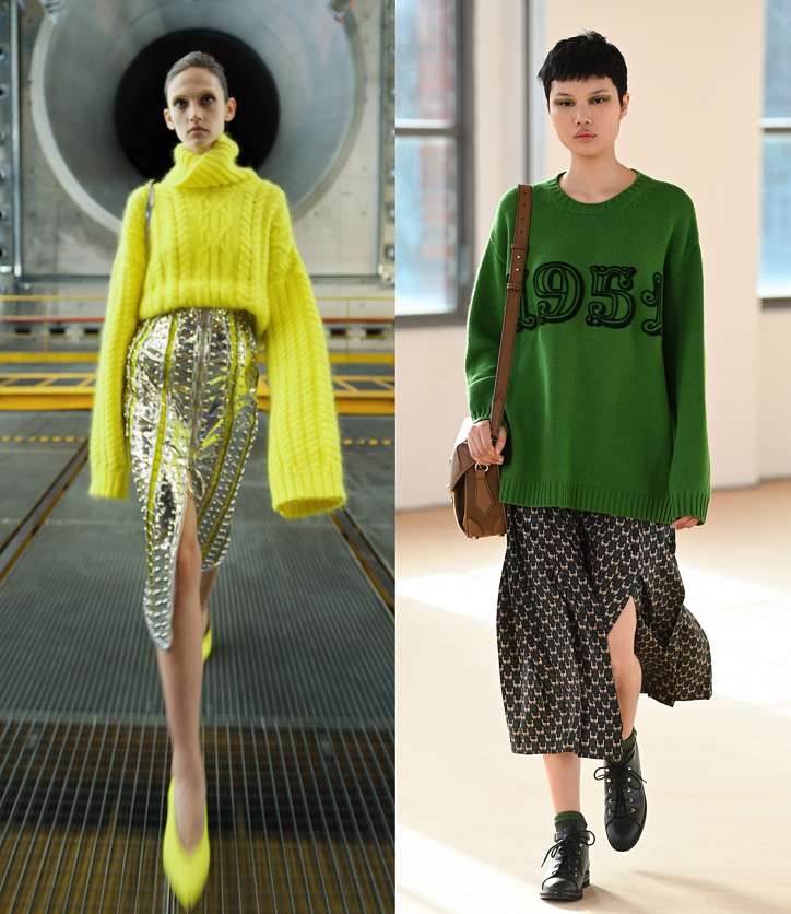 Модный трикотаж 2023: трендовые кардиганы, свитеры и вязаные платья фото №1