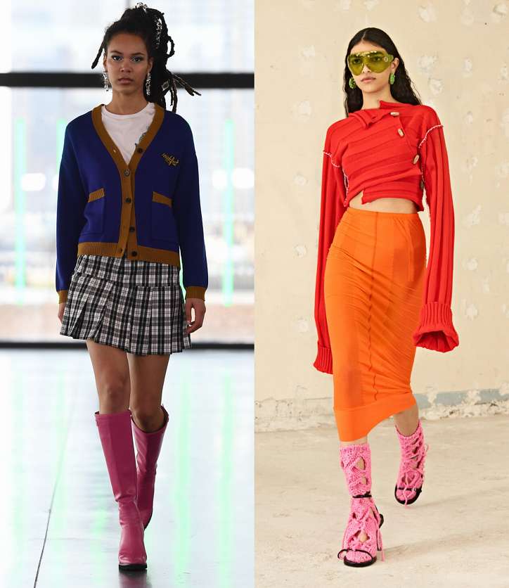 Модный трикотаж 2023: трендовые кардиганы, свитеры и вязаные платья фото №7