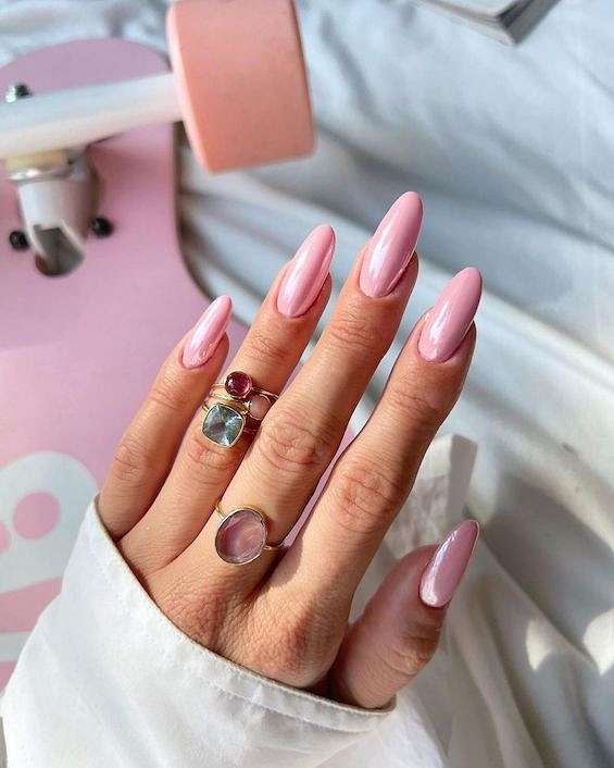 Amazon.com: Press on Nails Medium,Gradient White Pale Pink Coffin Fake Nails  French Design Full Cover Stick on Nails Square and Almond False Nails,  Artificial Fingernails Acrylic Glue on Nails for Women Nail