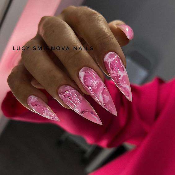 65  Stunning Pink Nail Designs for 2024 фото №23