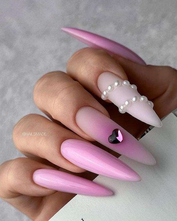 65  Stunning Pink Nail Designs for 2023 фото №43