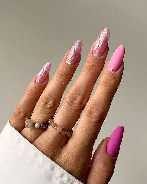 65  Stunning Pink Nail Designs for 2024 фото №44
