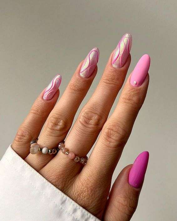 65 Stunning Pink Nail Designs for 2023 фото №44