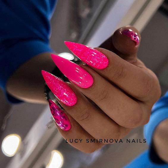 65  Stunning Pink Nail Designs for 2023 фото №50