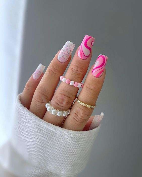 65  Stunning Pink Nail Designs for 2024 фото №11