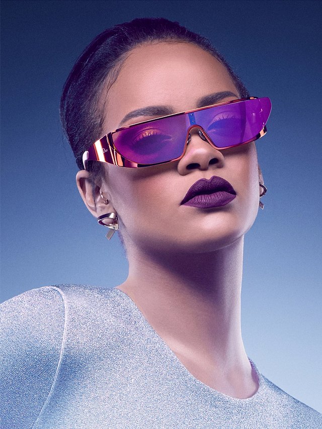 Рианна в рекламной кампании солнцезащитных очков Dior