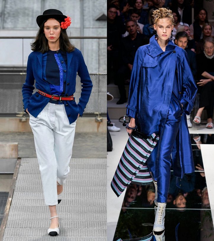 Как носить синий - самый модный цвет 2020 года фото №2