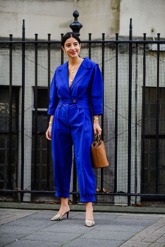 Как носить синий - самый модный цвет 2020 года фото №15