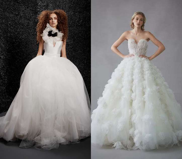 Свадебные платья 2023-2024: основные тренды фото №23