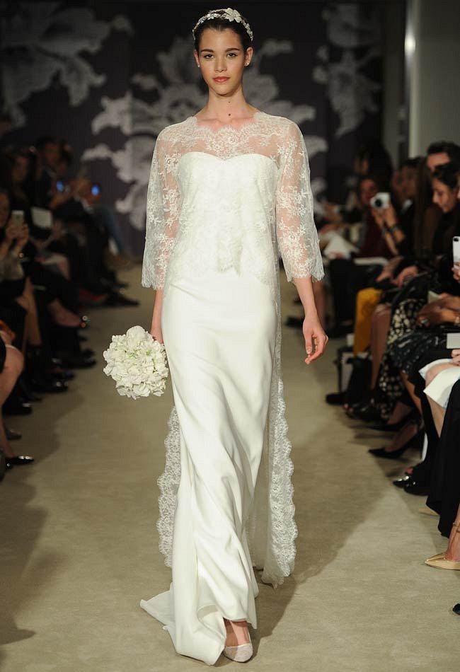 Свадебные платья Carolina Herrera весна 2015