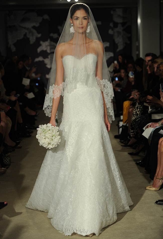 Свадебные платья Carolina Herrera весна 2015 фото №13