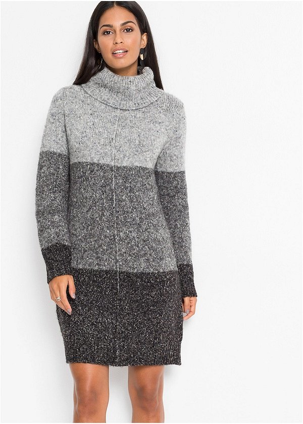 Свитер-платье: топ-20 лучших фото №22