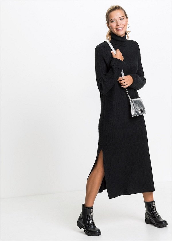 Свитер-платье: топ-20 лучших фото №13