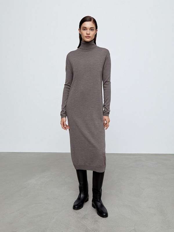 Свитер-платье: топ-20 лучших фото №12