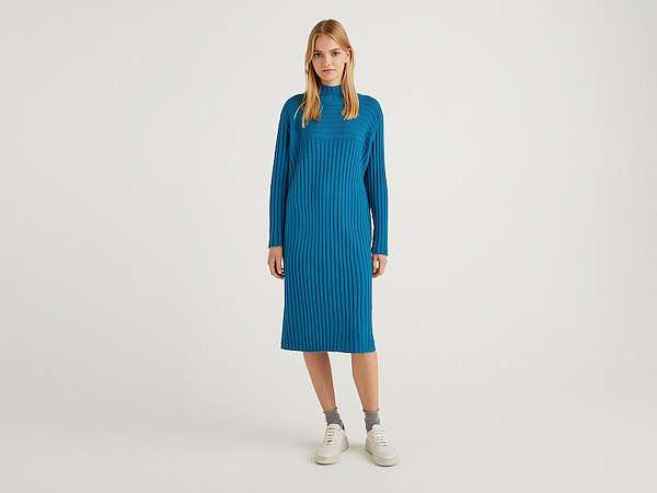 Свитер-платье: топ-20 лучших фото №20