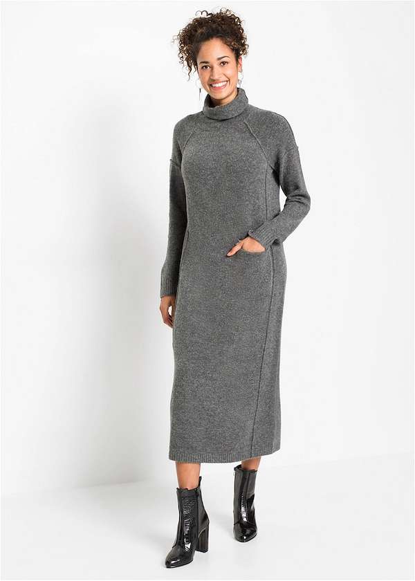 Свитер-платье: топ-20 лучших фото №27
