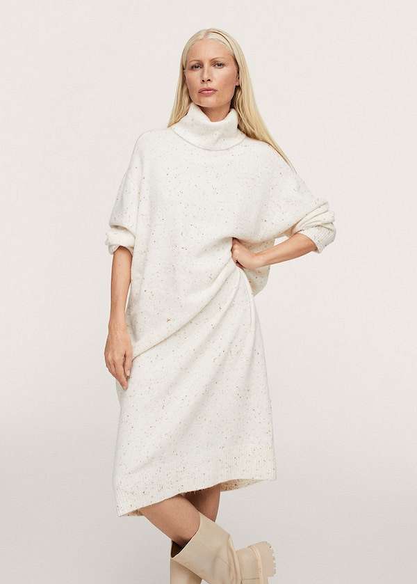 Свитер-платье: топ-20 лучших фото №11